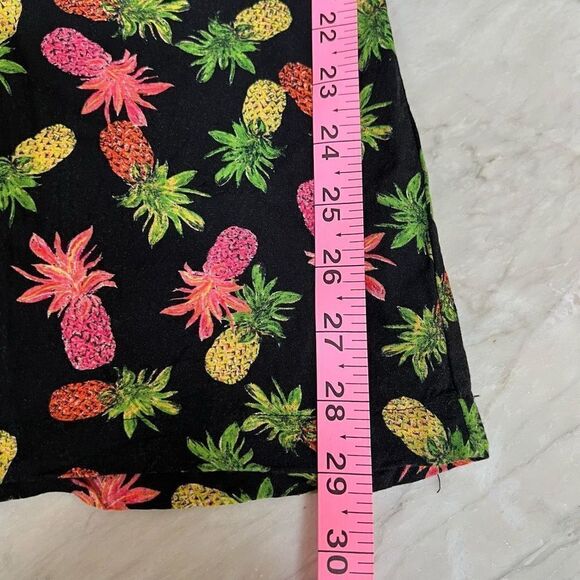 L’Amour Nanette Lepore black pineapple pants stretch elastic waist size XS - Picture 6 of 6